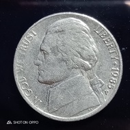 Koin Amerika 5 Cent Tahun 1985 P Liberty - FC02