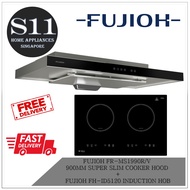 FUJIOH FR-MS1990R/V  900MM SUPER SLIM COOKER HOOD  +  FUJIOH FH-ID5120 INDUCTION HOB BUNDLE DEAL