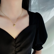 [buy 1 gave 1] necklace sale saudi gold 18k Legit pawnable poba Necklace Womens Short Kwentas ladies Christmas present