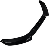 Gloss Black ABS Front Bumper Lip Spoiler Splitter Diffuser Retrofit Compatible with Audi A4 S4 B8 B8