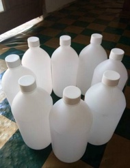 BOTOL PLASTIK JAMU / BENSIN 1 LITER ISI 5 BOTOL