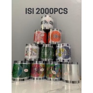 Cup Sealer Seal Cup/ Plastic Seal Cup/ Plastic Cup Sealer Plastic Cup Cover 2000pcs
