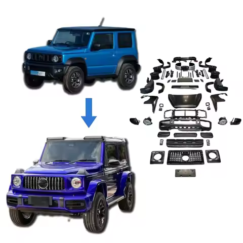 jimny upgrade G63 body kit for Suzuki jimny tuning G class mini bumper grille headlights taillights 