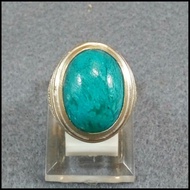 cincin batu akik bacan doko semi kristal super size kantoran termurah - 8