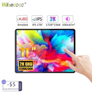 Wisecoco 2K OLED Portable Monitor 11inch Touchscreen B C Gaming Display HDMI Monitor for PC Laptop Mac one Switch PS4  X