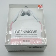 SHOKZ 骨傳導耳機 openmove 無線耳機藍牙遠距會議遠距辦公粉紅
