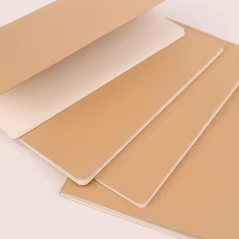 10-Pack 4.33x7.87in Kraft Lined Notebooks - Portable Eco-Friendly Pocket Journals