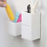 日本inomata 日製方形磁吸壁掛式收納盒-3入-多款可選