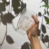 % arabica 百分號咖啡杯 雙層玻璃杯 450ml 兩隻