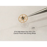 MESIN Eta 2390 2452 Watch Part 242 HT 2.10 Cannon Pinion with Driving Wheel/ETA 2390 Part 242 For Wa