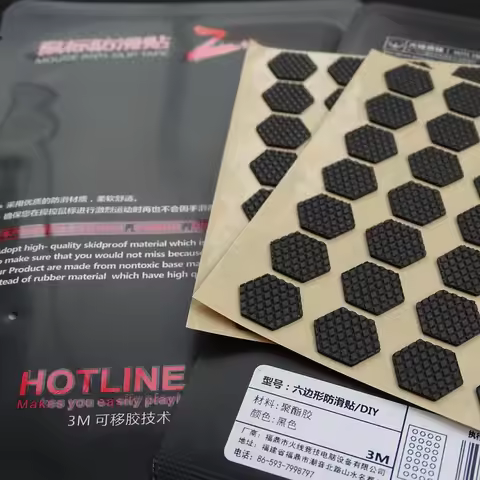 56pcs/pack Hotline Games Mouse DIY Anti-slip Tape For Logitech G502 G900 GPW IE3.0 Non-Slip Anti Swe