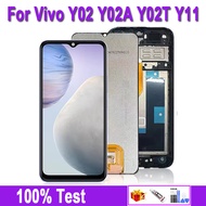 จอแสดงผล LCD ดั้งเดิม Vivo "Y02A Y02T Y02 Y11 V2217 V2213 2023จอแสดงผล LCD แบบสัมผัสหน้าจอแผงประกอบแ
