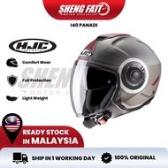 HJC I40 Panadi Open Face Helmet Motor Visor Topi Keledar Keselamatan Open Face Original Superbike SI