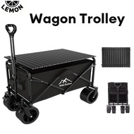 WTHB🔥Ready Stock🔥300L Outdoor Wagon Trolley Foldable Trolley Tool truck portable Shopping cart Campi