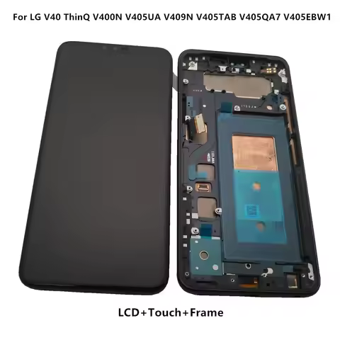 LCD Screen &Touch Digitizer For LG V40 ThinQ, 6.4 inch, For v400n, v405ua, v409n, v405tab, v405q, Re