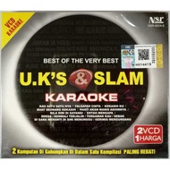 U.K's Ukays & Slam Best of The Very Best 2VCD Karaoke Original Vokal 20 Lagu Rock Melayu Paling Heba