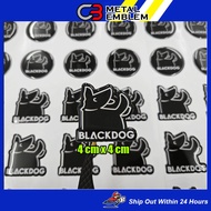 BLACKDOG STICKER EMBLEM BLACKDOG STIKER TIMBUL / EC69
