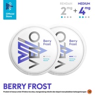 VELO Kantong Nikotin Bundle Twin Pack Level Up Berry Frost 2mg Can