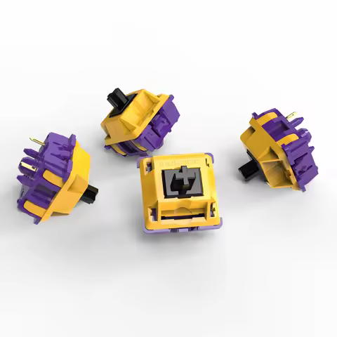 DUROCK Mamba LY Stem Linear Switches 60g Long Spring POM Nylon Blend Housing Mechanical Keyboard Swi