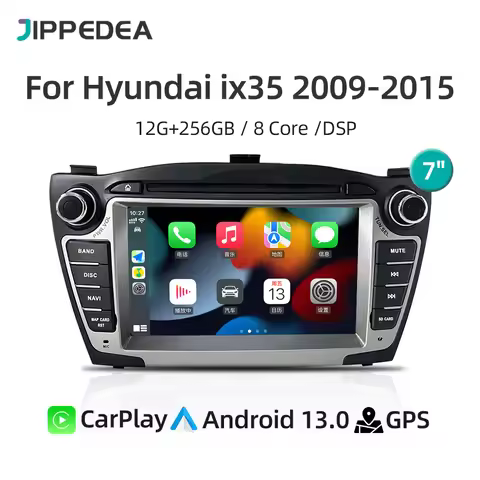 Android 13.0 Car Multimedia Player CarPlay 4G WiFi GPS Navigation Stereo Radio IPS Screen For Hyunda