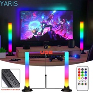 YARIS RGB LED Light Bar, RGB Pickup Smart Music Rhythm Lights, Desktop Decoration USB Powered Rhythm