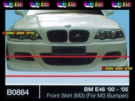 B0864 BM E46 00-05 Fiber Front Skirt For M3 Bumper (M3) Body kit Bodykit