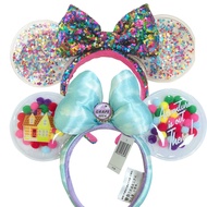 2pcs Disney Mickey Minnie เมาส์หูแถบคาดศีรษะ Mermaid Dryads Bows หูเครื่องแต่งกายคอสเพลย์ตุ๊กตาผู้ให