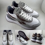 Reebok Classic Leather Legacy AZ White Gray Brown Sneakers