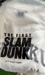 ［現貨］The First Slam Dunk 男兒當入樽 灌籃高手 popup store tee T-shirt #14 三井壽剪 影 M size 中碼