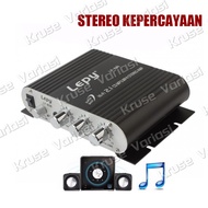 Lvpin Ampli Mini HiFi Stereo Power Amplifier Treble Bass Booster 12V Audio Amplifier 2.1 channel