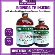 BIOPROS TP 100ml 50ml Injeksi Stamina ATP Sapi Kambing Kuda Dll