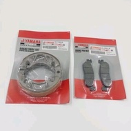 FRONT REAR BRAKE PADS PACKAGE JUPITER Z BURHAN BUEK F1ZR VEGA R NOUVO LELE NOUVO Z 5D9 4US 5D9-F530K