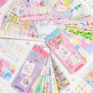 Cut Film Sticker Book Color Palette All-Match Handbook Mark Decorative Small Pattern Sticker