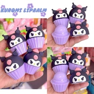 KUROMI CUPCAKE LIPBALM ~ CUTE KUROMI LIPBALM💜