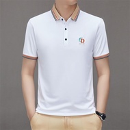 Paul Short-Sleeved Cotton T Men's Embroidered POLO Lapel T-Shirt Casual Top T-Shirt Men's Trendy/9.8