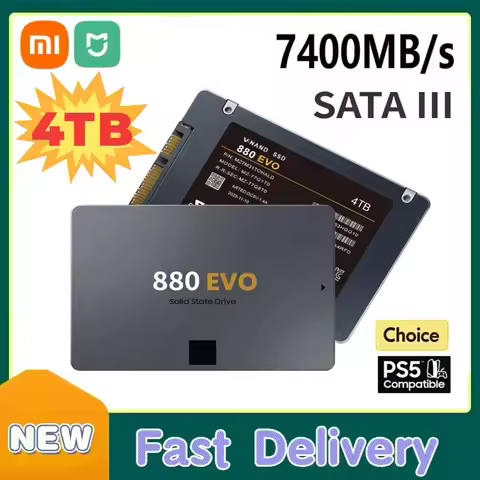 Xiaomi MIJIA New SSD 880 EVO 2TB 4TB Internal Solid State Drives Hard Disk SATA 3.0 MLC 2.5 Inches f
