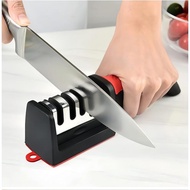 4-Stage Knife Sharpener, Kitchen Accessories for Ceramic/Steel Knives and Scissors, Aiding in Repair