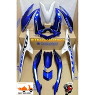 🔥READY STOCK❗️ Yamaha NVX NVX155 2018 Thailand Aerox Silver Blue Body Cover Set Coverset