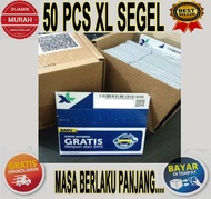 1 Box Isi .. Kartu Perdana XL Axiata Segel Exp New Cover Maret 2027 Bonus Kuota 1 GB