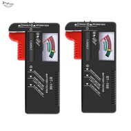 2Pcs BT-168 Battery Tester Checker for AA/AAA/C/D/9V/1.5V Button Cell Household Battery Tester for S