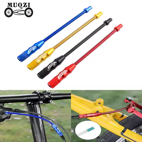 MUQZI V Brake Noodles Cable Guide Pipe MTB Bike Brake Noodles Protector Cable Guide Bend Tube Pipe H