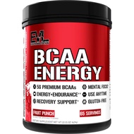 EVL BCAAs Amino Acids Powder - BCAA Energy Pre Workout Powder for Muscle Recovery Lean Growth and En
