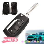 UMISTYDREAMUM9U Remote Key Shell, 2/3/4BTN Replacement Car Remote Key , Folding Without Chip Car Key