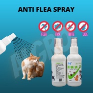 Ubat Kutu Kucing Flea Spray For Cat Dog Ubat Kutu Telinga Pet Anti Flea and Tick Anti Kutu Kucing Pe