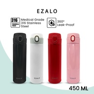 EZALO Fresh Bounce Lid Insulated Vacuum 316 Stainless Steel Thermal Flask (500ml)