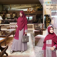 ENDOMODA MUSLIM GAMIS TB 51 MAROON