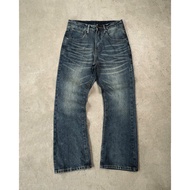 Flared Denim Vintage Jeans - 100% Cotton 13Oz