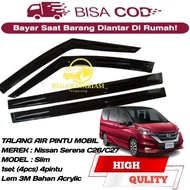 Nissan All New Serena C26/C27 Car Gutter Slim Model 4 Doors New!!