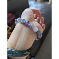 BNIB - Fluorite Bracelet (10.7mm, up to Size 17cm)