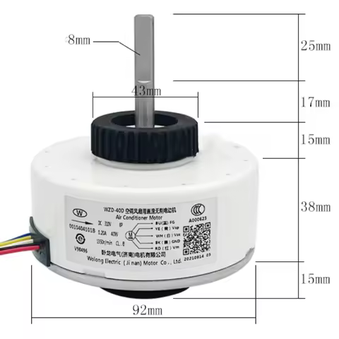 Original new Air Conditioner Indoor Fan Motor For Haier WZD-40D WZD-40E 0010404101B 0010404101A Cond